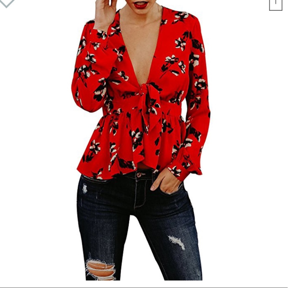 Floral blouse - Picture 2 of 8
